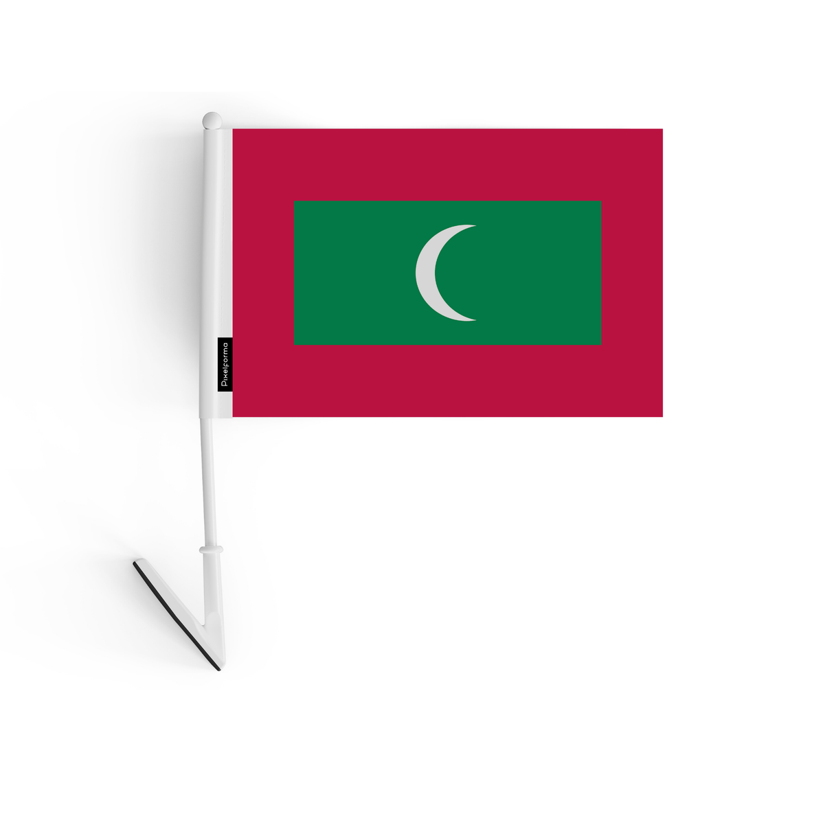 Drapeau adhésif des Maldives