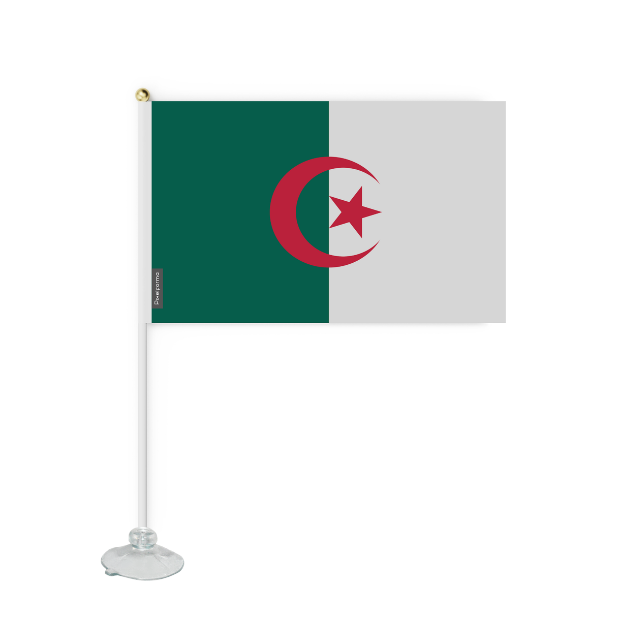 Mini drapeau ventouse Drapeau de l'Algérie