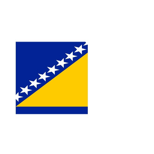 Fanion Table Drapeau Bosnie-Herzégovine en Polyester