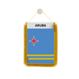 Fanion Voiture Drapeau Aruba