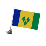 Mât à Ventouse Drapeau Saint-Vincent-et-les-Grenadines en Polyester