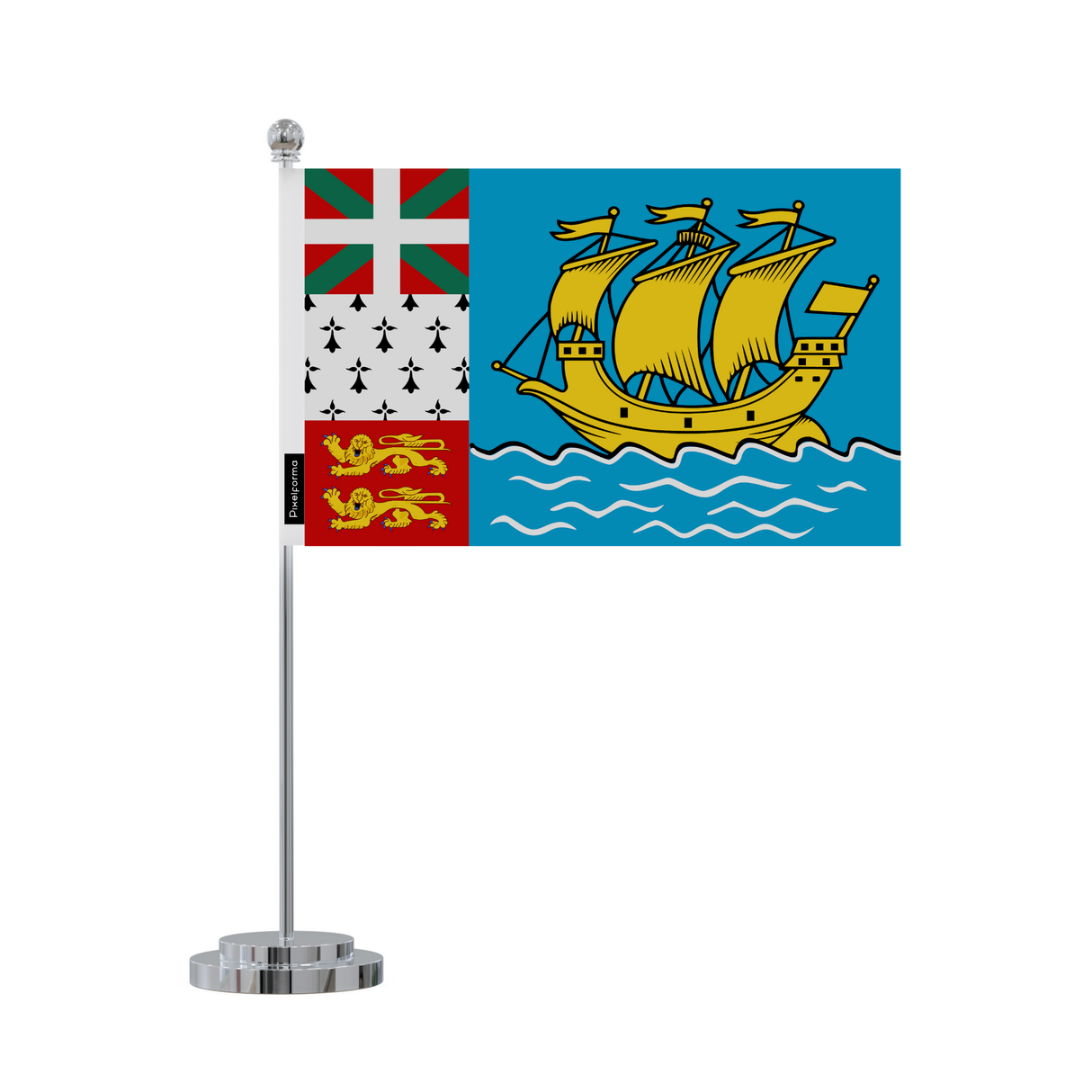 Office flag of Saint Pierre and Miquelon 