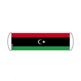 Libya Flag Scroll Banner 