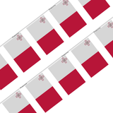 Guirlande Drapeau Malte en Polyester