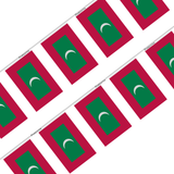 Guirlande Drapeau Maldives en Polyester