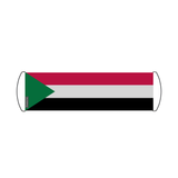 Scrolling Banner Flag of Sudan 