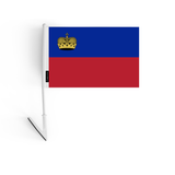 Adhesive flag of Liechtenstein 