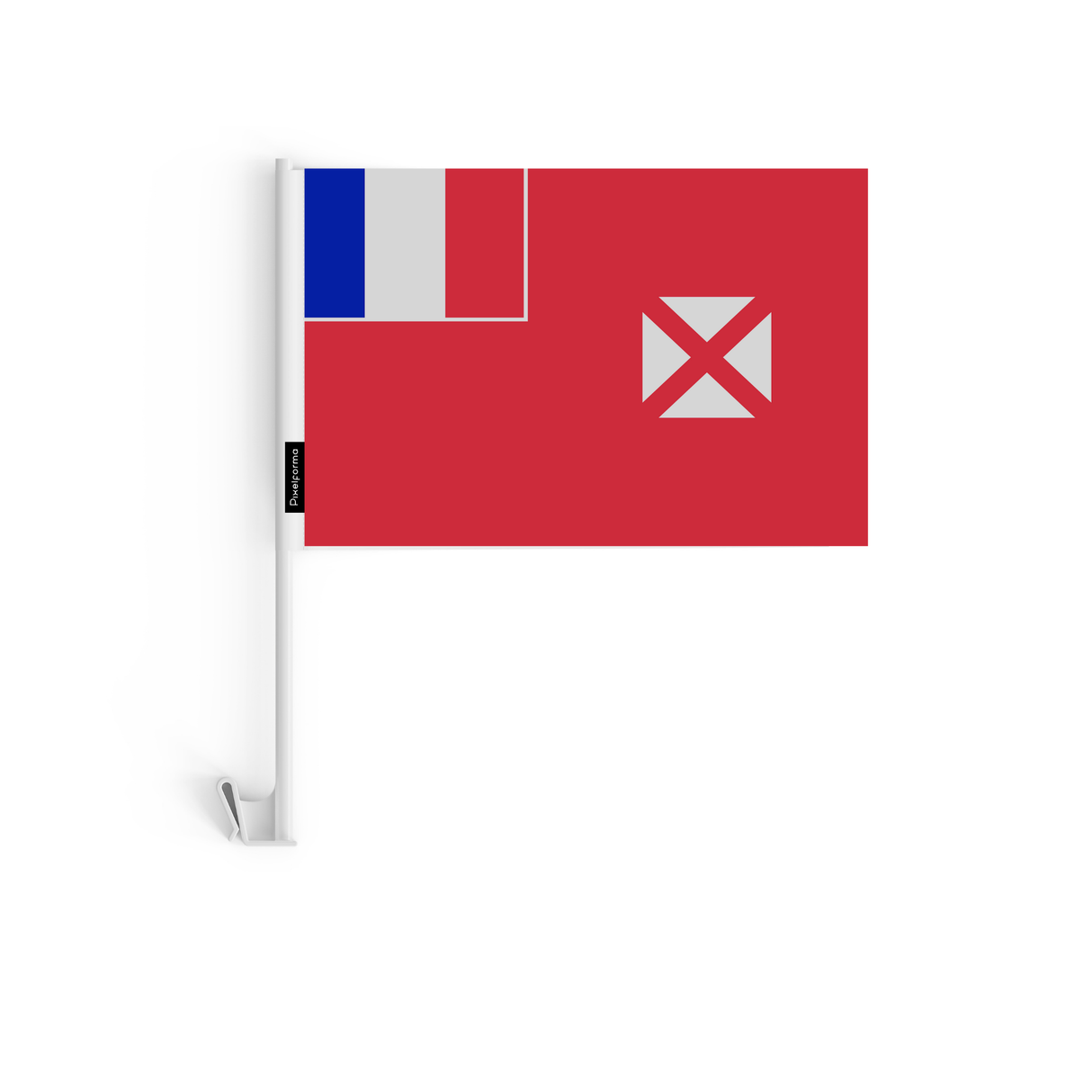 Drapeau voiture de Wallis-et-Futuna en polyester