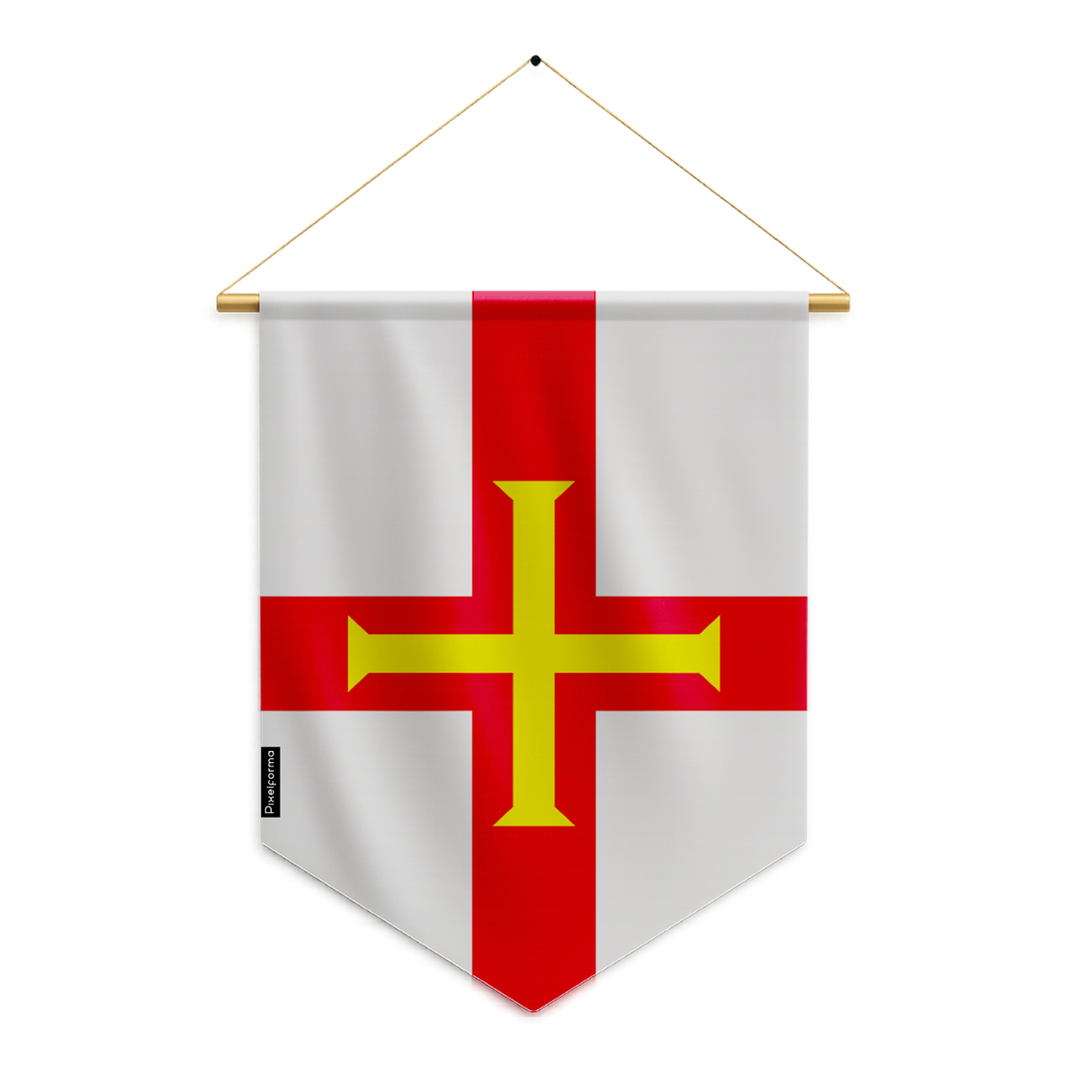 Fanion Drapeau Guernesey en Polyester