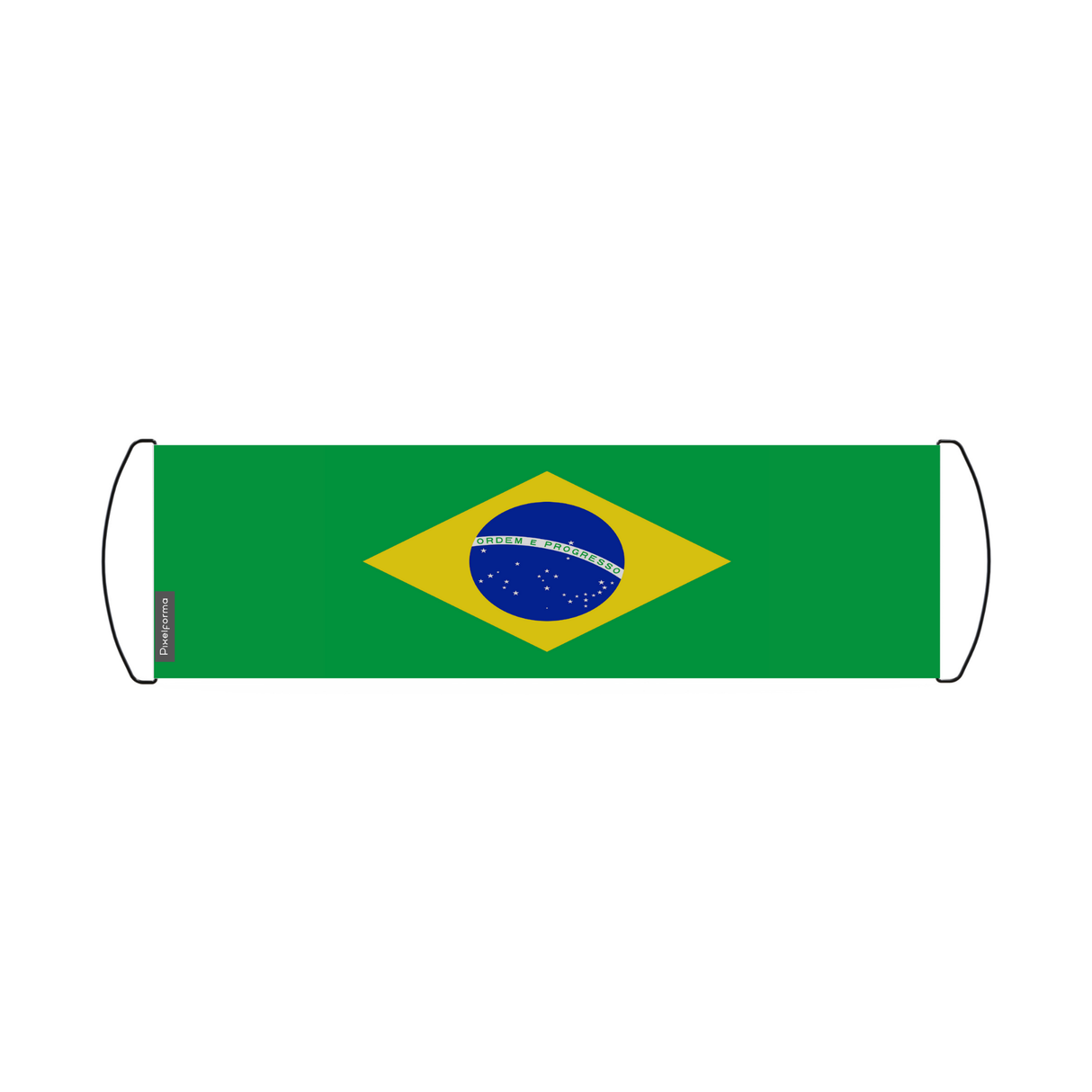 Scrolling Banner Flag of Brazil 