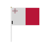 Mini Bandera de Malta en varios tamaños 100% poliéster