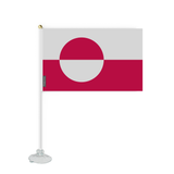 Mini flag suction cup Flag of Greenland