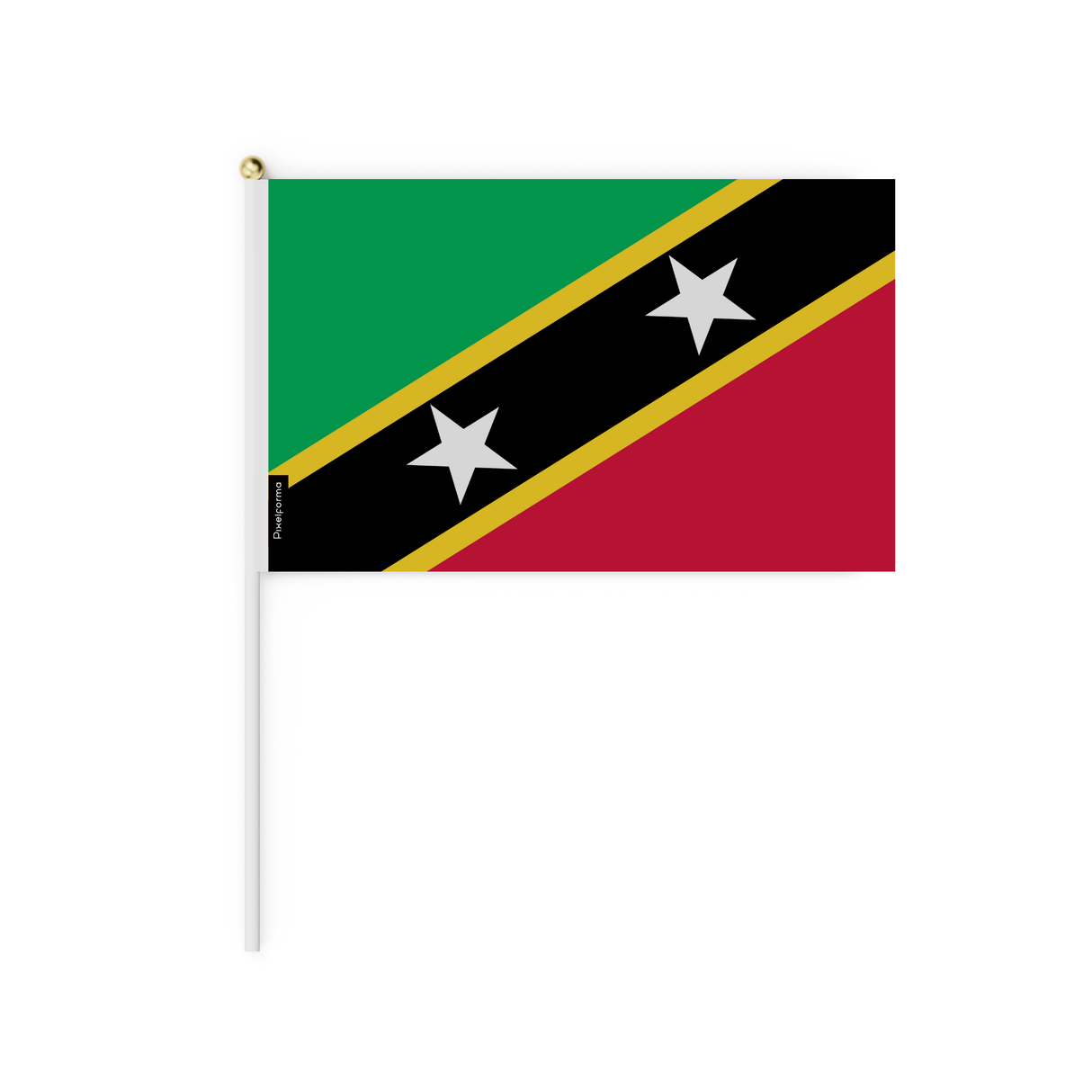 Mini Flag of Saint Kitts and Nevis in multiple sizes 100% Polyester