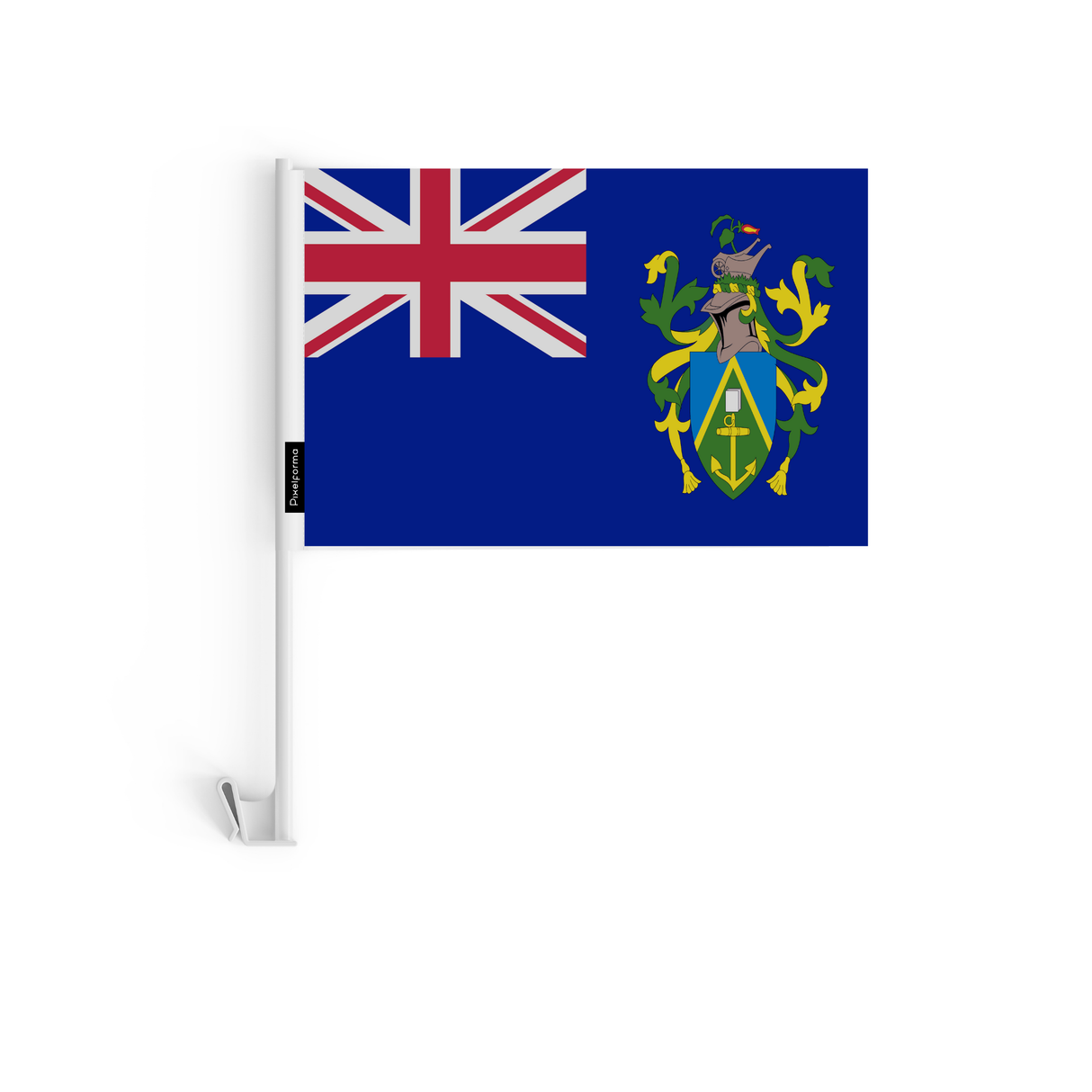 Drapeau voiture des îles Pitcairn en polyester