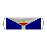 Bannière de défilement Drapeau de Saint-Martin en Polyester