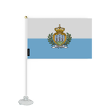 Mini flag suction cup Flag of San Marino