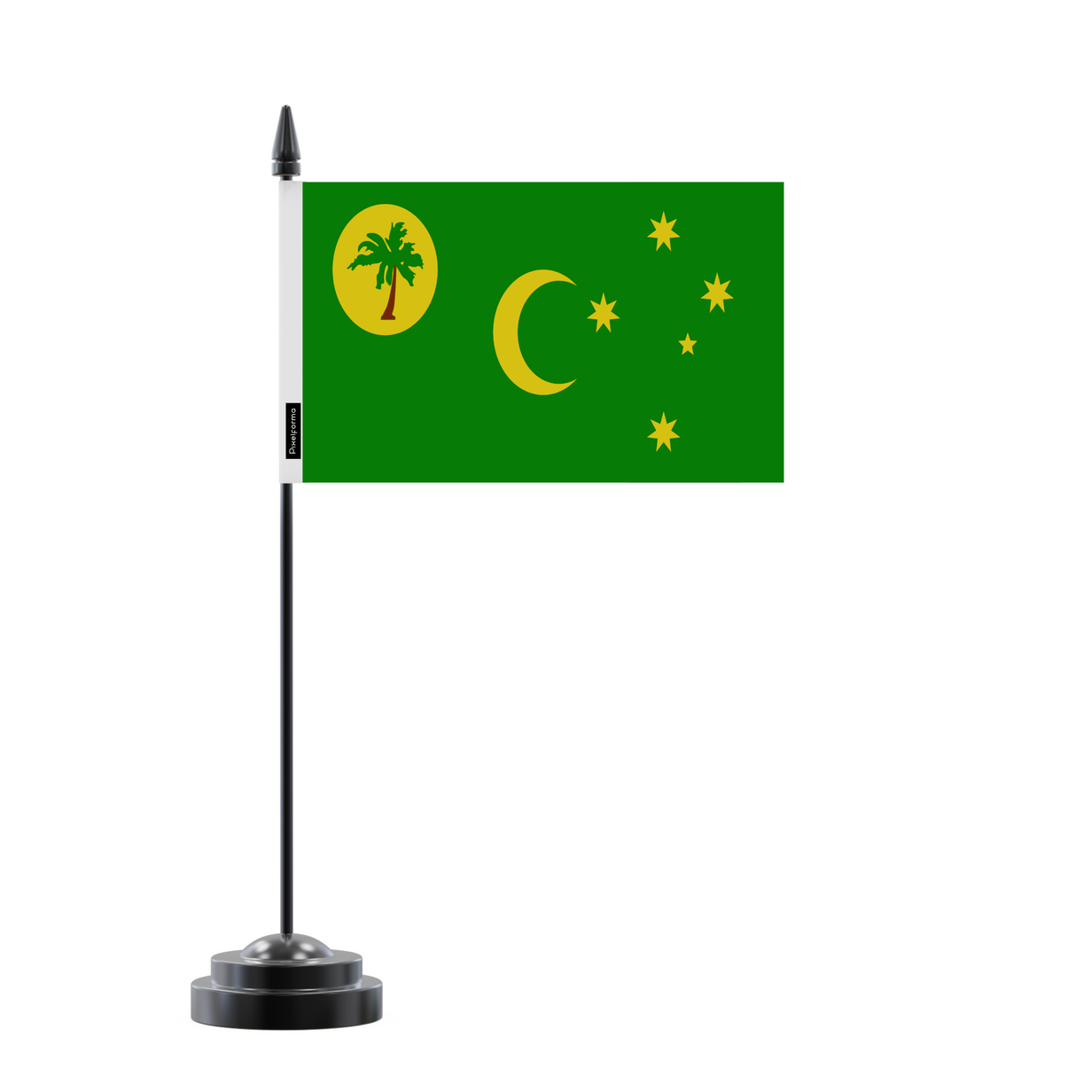 Bandera de mesa de las Islas Cocos 