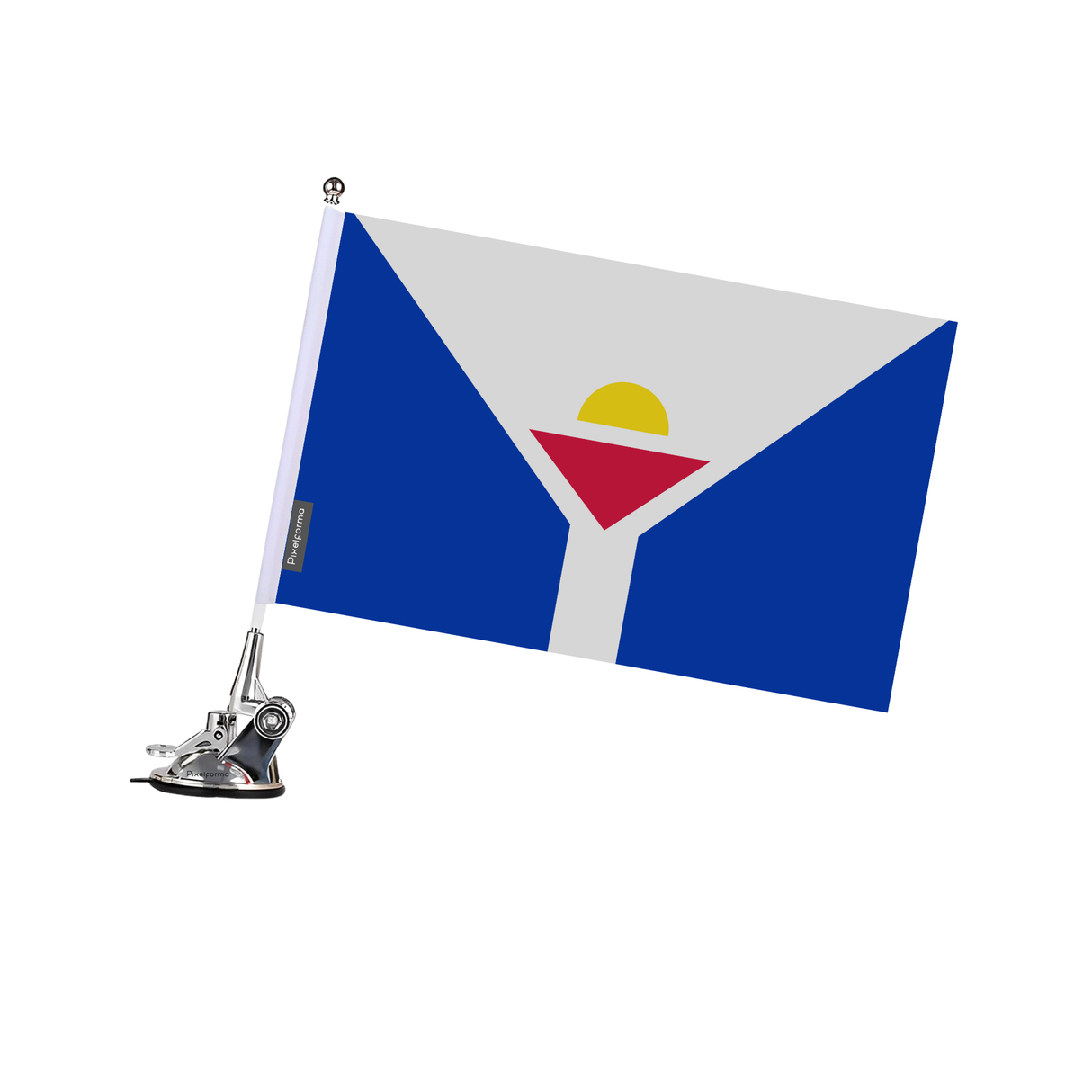 Ventosa Bandera de Saint-Martin (Antillas Francesas)