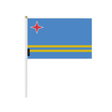 Mini Flag of Aruba in various sizes 100% polyester