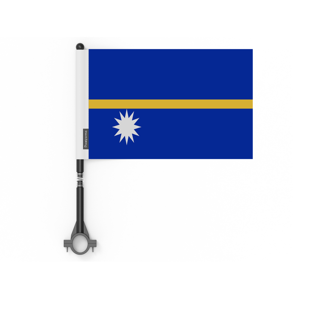 Drapeau de vélo de Nauru en polyester