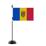 Drapeau de Table Moldavie en Polyester