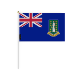 Mini Bandera de las Islas Vírgenes Británicas en varios tamaños 100% Poliéster