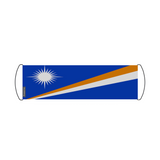 Scrolling Banner Flag of Marshall Islands