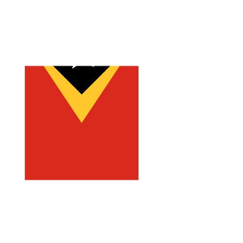 Fanion Table Drapeau Timor oriental en Polyester