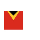 Fanion Table Drapeau Timor oriental en Polyester