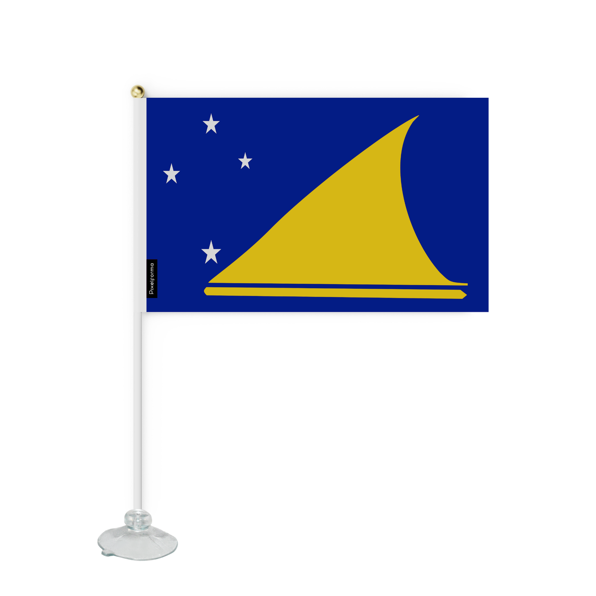 Mini flag suction cup Flag of Tokelau