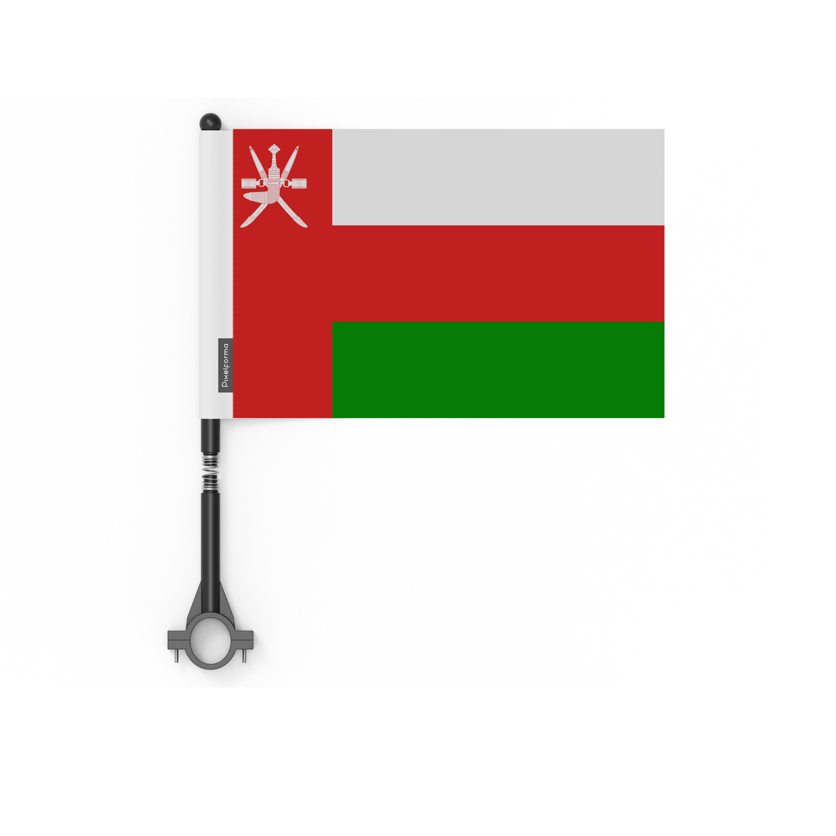 Drapeau de vélo d'Oman en polyester