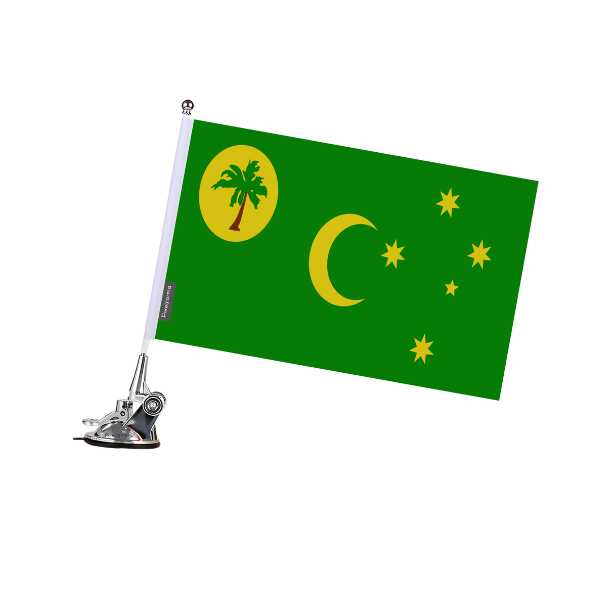 Mât à Ventouse Drapeau des îles Cocos