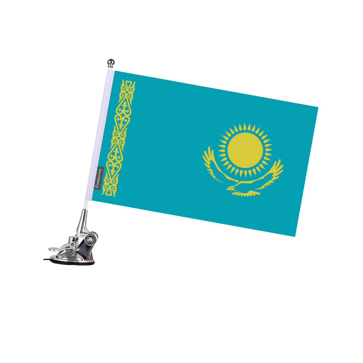 Mât à Ventouse Drapeau du Kazakhstan officiel