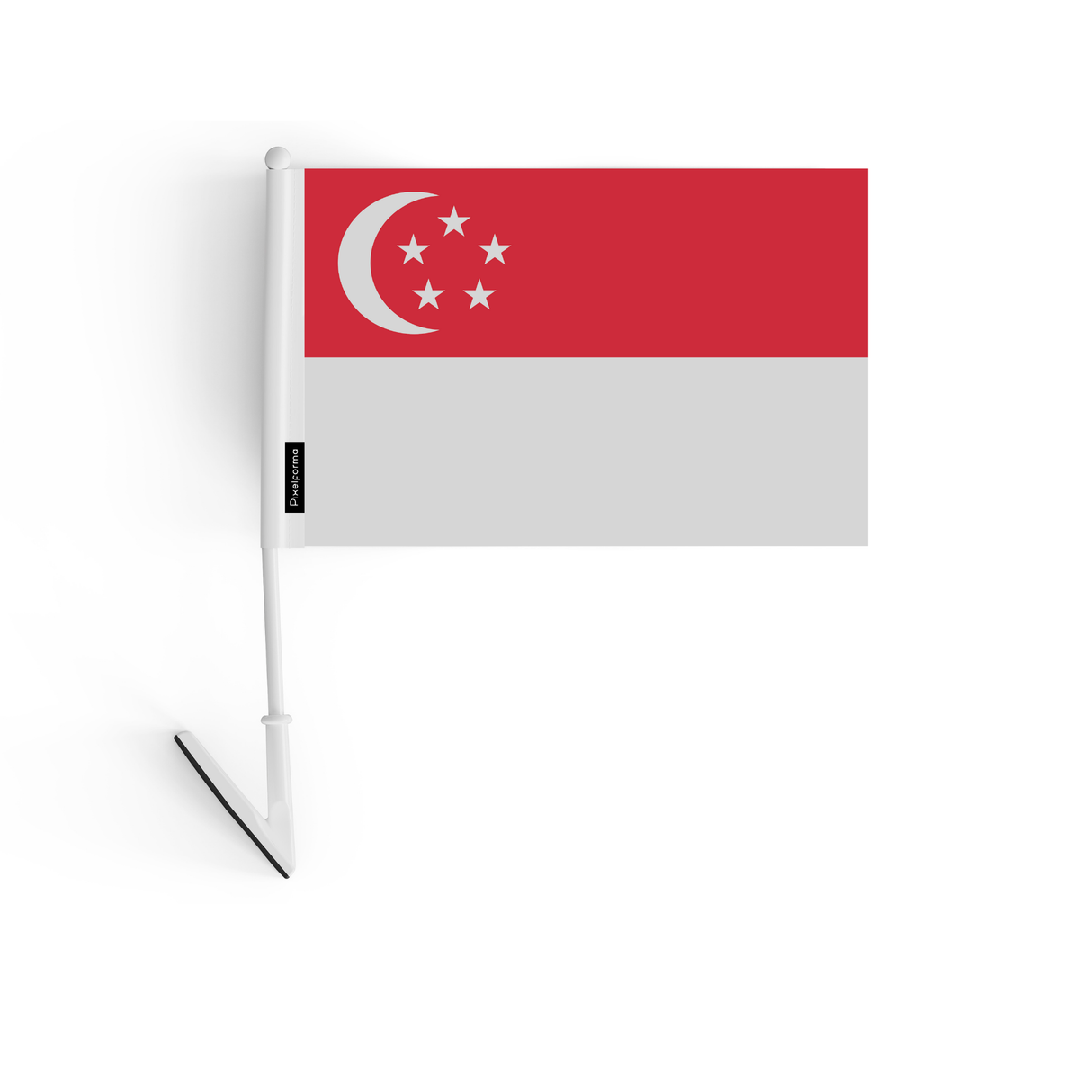 Drapeau adhésif de Singapour