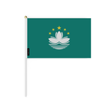 Mini Bandera de Macao en varios tamaños 100% poliéster