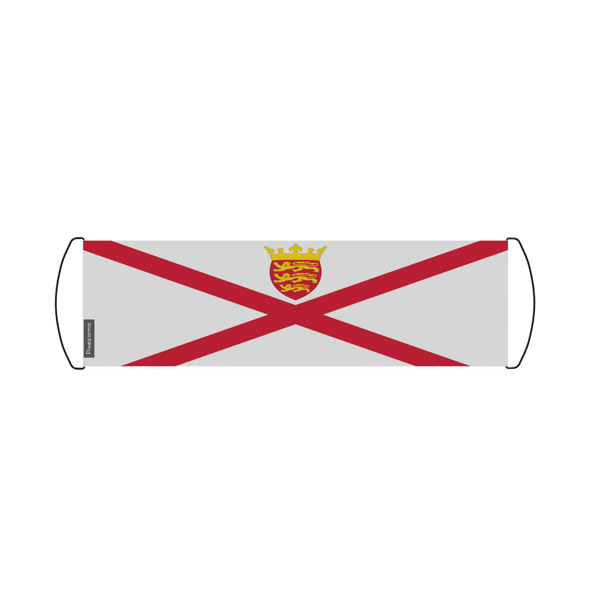 Bannière de défilement Drapeau de Jersey