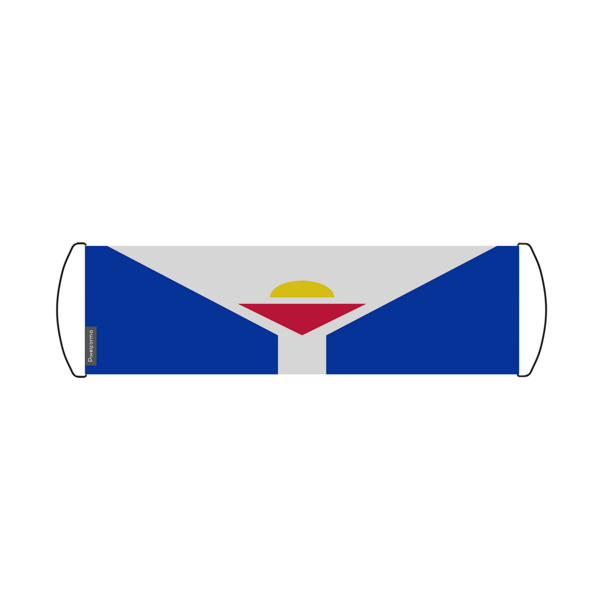 Saint Martin Polyester Flag Scroll Banner