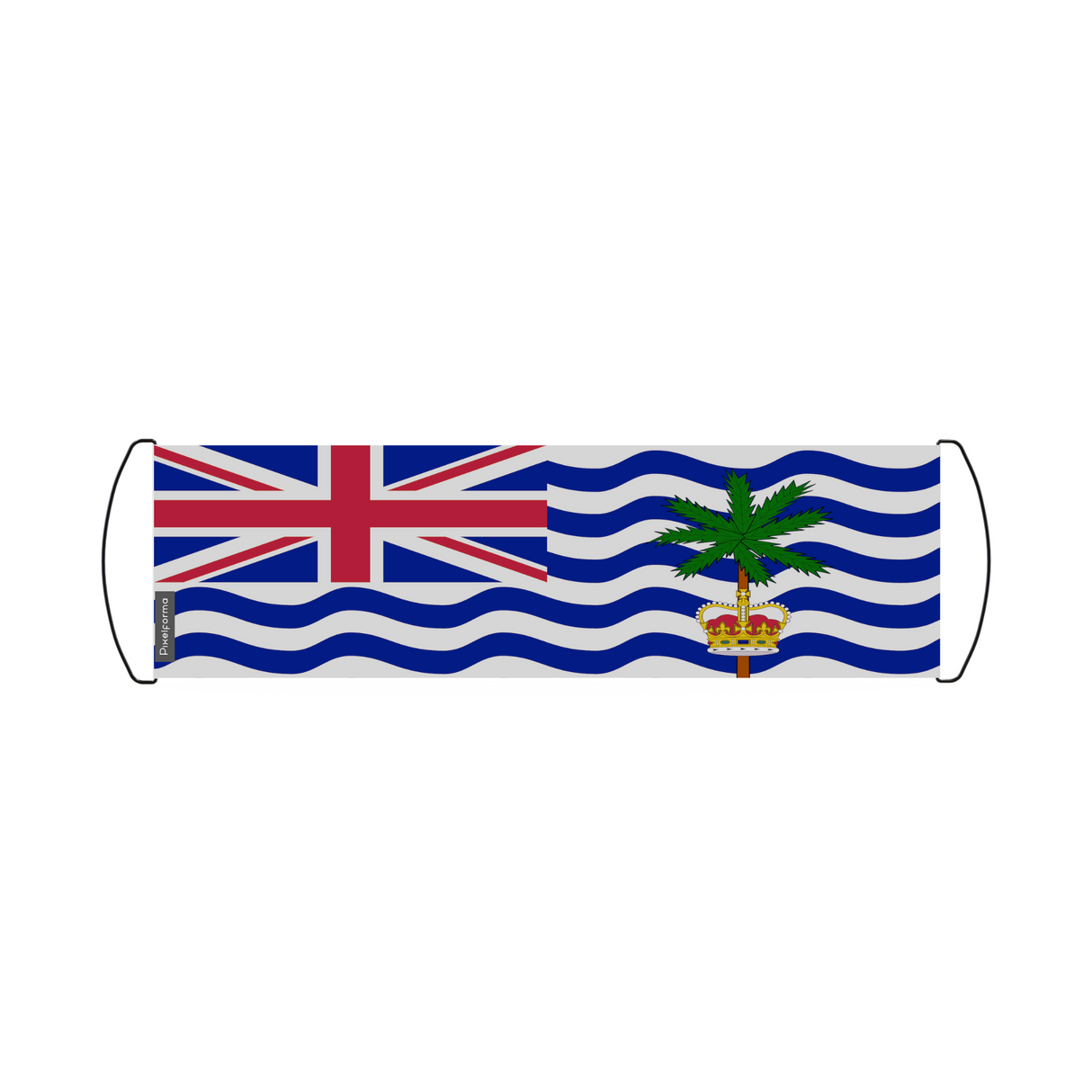 Scroll Banner Flag of British Indian Ocean Territory