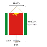 Fanion Table Drapeau de la Guadeloupe en Polyester