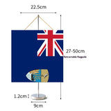 Fanion Table Drapeau Sainte-Hélène, Ascension et Tristan da Cunha en Polyester
