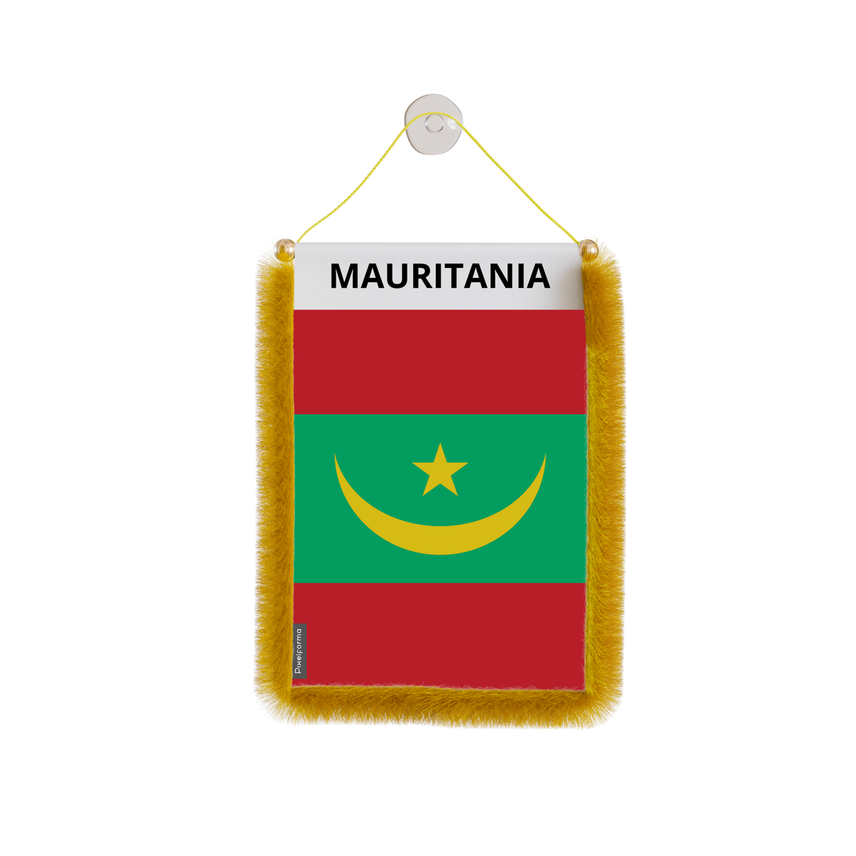 Banderín de Coche Bandera de Mauritania