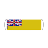 Banner de desplazamiento de bandera de Niue 