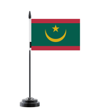 Drapeau de Table la Mauritanie en Polyester