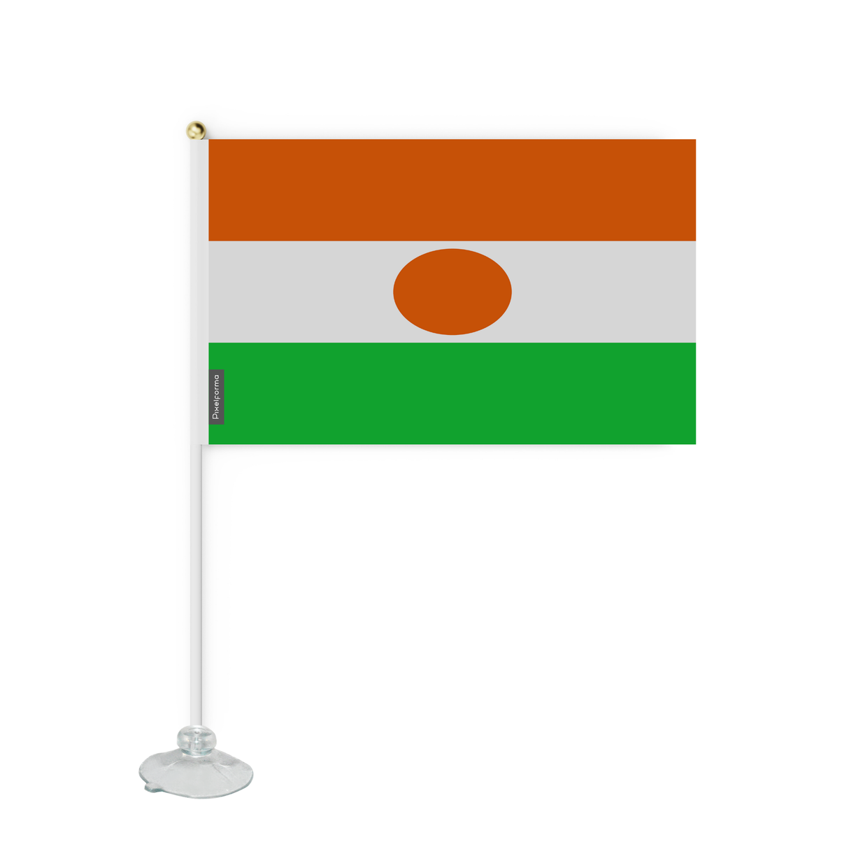 Mini flag suction cup Flag of Niger