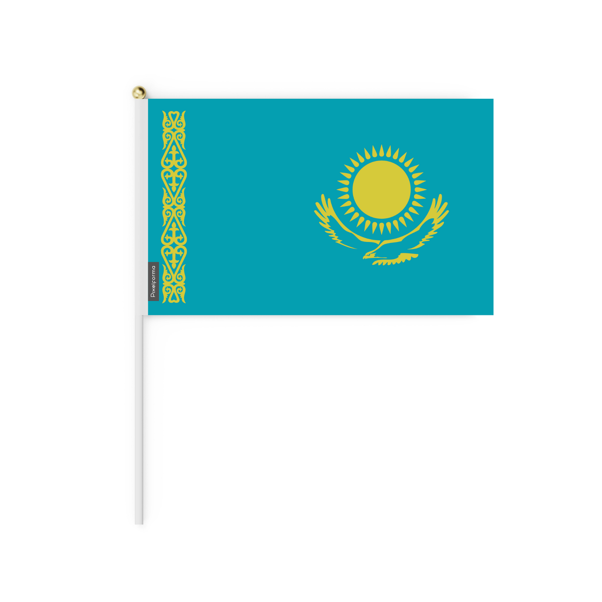 Mini Kazakhstan Flag in Multiple Sizes