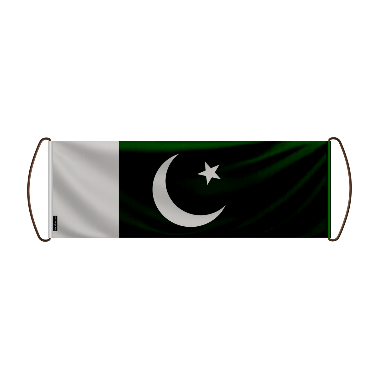 Pakistan Flag Scroll Banner 