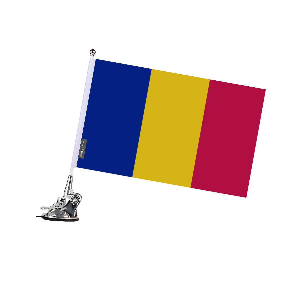 Mât à Ventouse Drapeau du Tchad