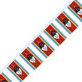 Guirlande Drapeau de l'Eswatini officiel en plusieurs tailles