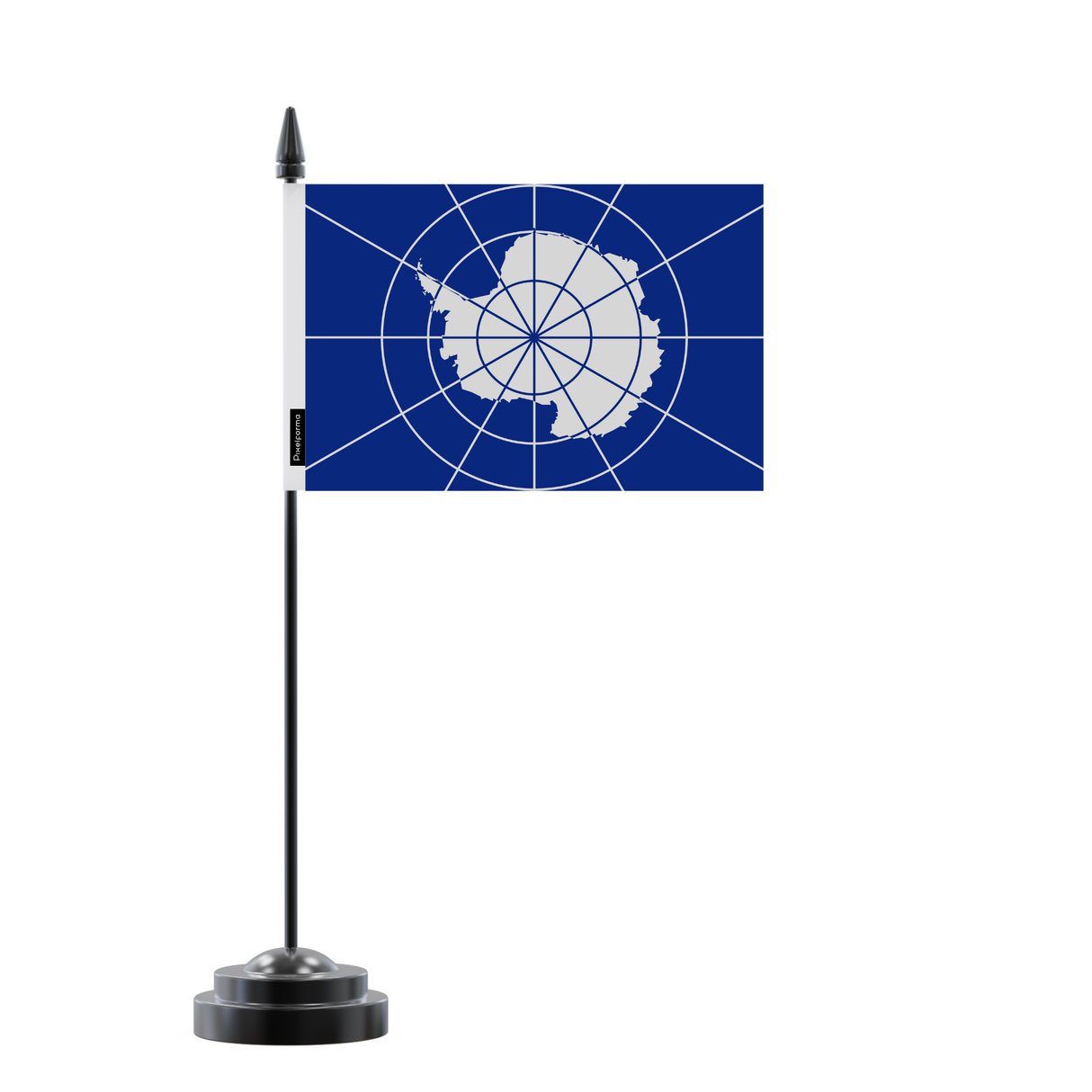 Drapeau de Table de l'Antarctique officiel