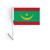 Drapeau adhésif de la Mauritanie officiel